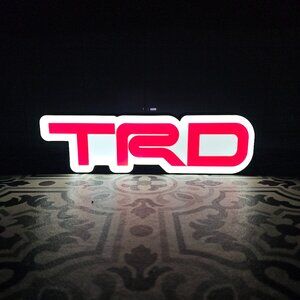 Toyota TRD LED Lightbox Sign – 3D Printed Lamp